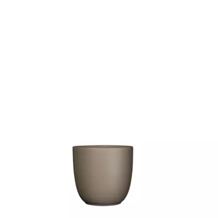 Tusca d12h11cm taupe mat