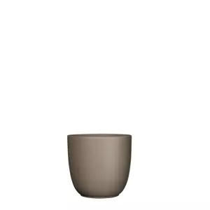 Tusca d13.5h13cm taupe mat