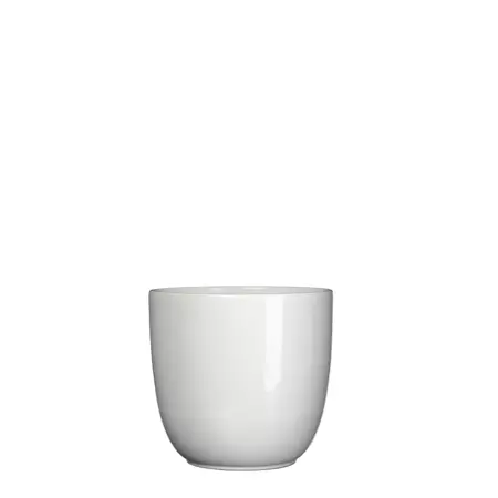 Tusca d13.5h13cm wit glans