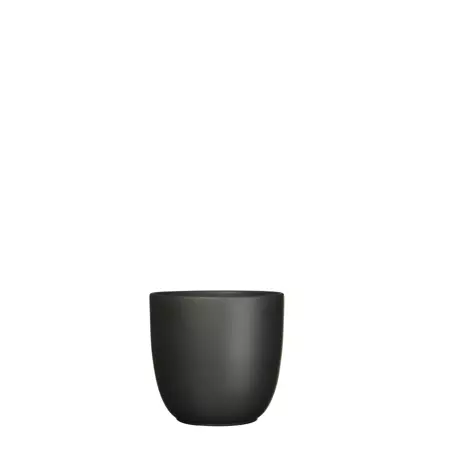 Tusca d13.5h13cm zwart mat