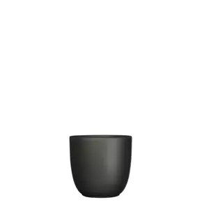Tusca d13.5h13cm zwart mat