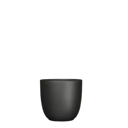 Tusca d14.5h14cm zwart mat