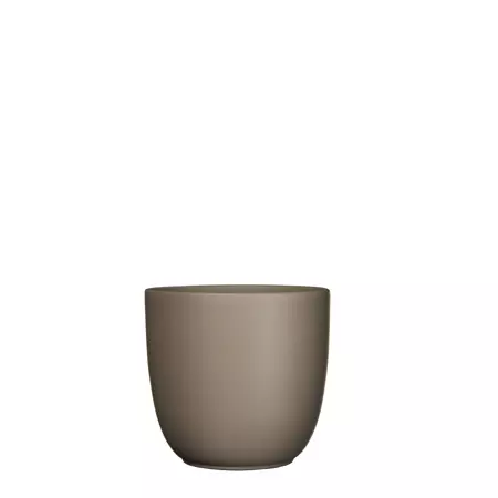 Tusca d17h16cm taupe mat