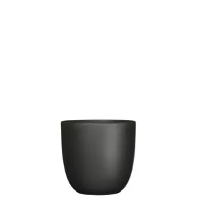 Tusca d17h16cm zwart mat