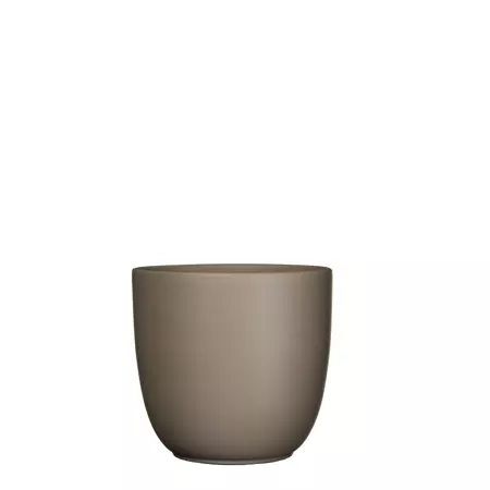 Tusca d19.5h18.5cm taupe mat