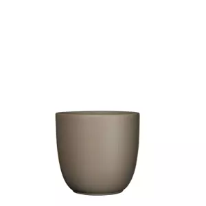 Tusca d19.5h18.5cm taupe mat