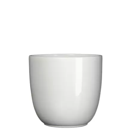 Tusca d22.5h20cm wit glans