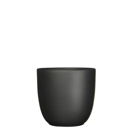 Tusca d22.5h20cm zwart mat