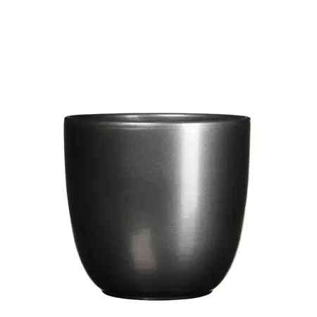 Tusca d25h23cm antraciet glans