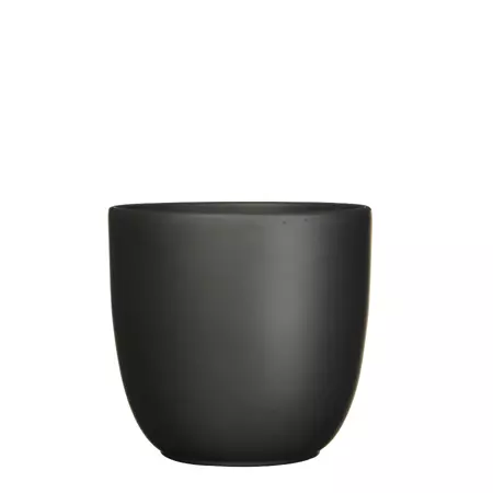 Tusca d28h25cm zwart mat