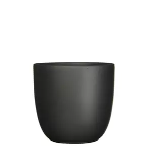 Tusca d28h25cm zwart mat