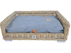 Rotan bed l85b60cm - afbeelding 2