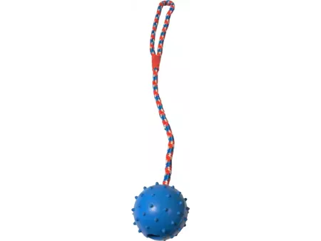 Rubber bal 6.5cm met koord