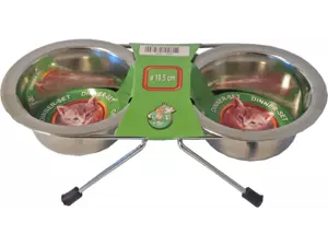Rvs standaard incl. 2 bakken 10.5cm
