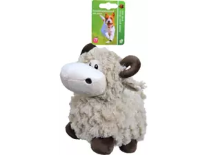 Schaap pluche beige l18cm met piep