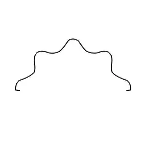 STEUNRING HALFROND GESCHULPT 54 CM - afbeelding 2