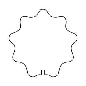 STEUNRING ROND GESCHULPT 34 CM - afbeelding 2