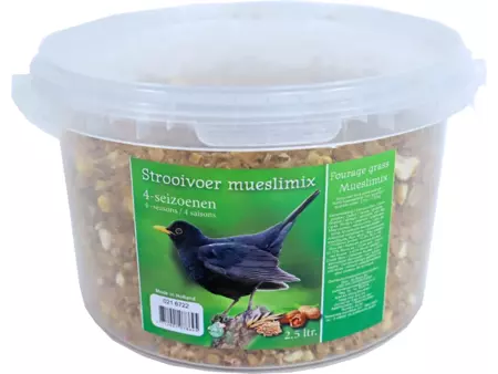 Strooivoer muesli 4 seizn emmer 2l - afbeelding 1