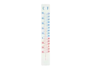 Thermometer op wandplaat 90 cm