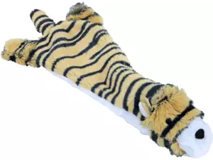 Tijger plat bruin zwart l35cm - afbeelding 1