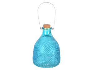 Vintage wespenpot ruitjesglas L ass - afbeelding 4